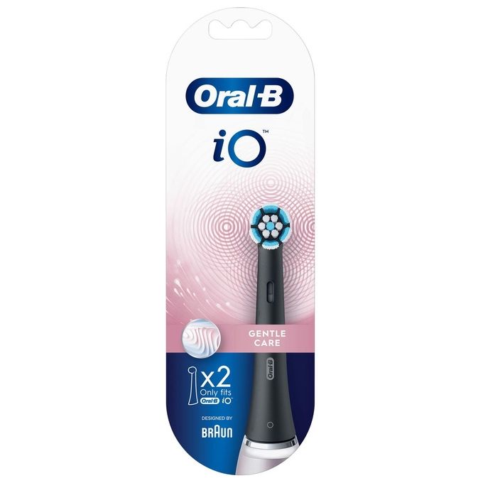 Braun Oral B Ricambio Spazzolino Elettrico Io Series Gentle Care Black Gentle Care