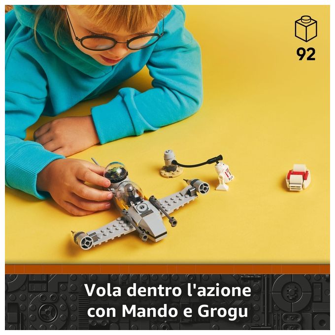 LEGO Set Starfighter N-1 di Mando e Grogu 75410 Star Wars Edizione Costruzioni Collezionabile