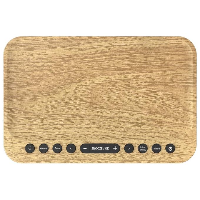 [ComeNuovo] Kenwood CR-ST40DAB-M Radiosveglia Stereo Legno