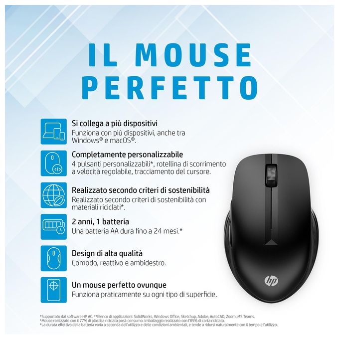 HP Mouse Wireless Multi-Dispositivo 430