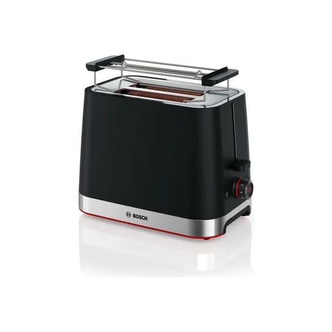 Bosch TAT4M223 Tostapane 950W Funzione Griglia Acciaio Inox-Nero