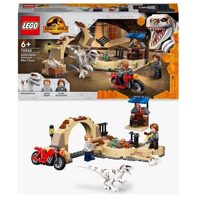 LEGO Jurassic World Atrociraptor: Inseguimento sulla Moto