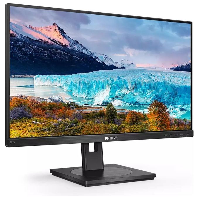 Philips Monitor 27'' LED IPS S Line 272S1AE - 00 1920x1080 Full HD Tempo di Risposta 4 ms