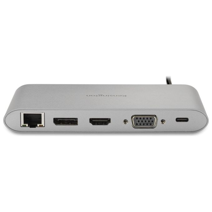 Kensington K33853WW UH1440P Docking Station Universale USB-C 10-in-1 Plug and Play 3 porte USB-A HDMI DisplayPort VGA Ethernet Gigabit Micro SD SD Audio 3.5 mm Alimentazione Pass-Through 85 W colore Nero