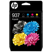 HP Confezione da 4 Cartucce di Inchiostro CMYK Originali 937