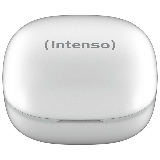 Intenso Buds Pro Cuffie TWS True Wireless T512HAE con Hybrid ANC ENC Bluetooth e fino a 35 Ore di Riproduzione Musicale Bianco