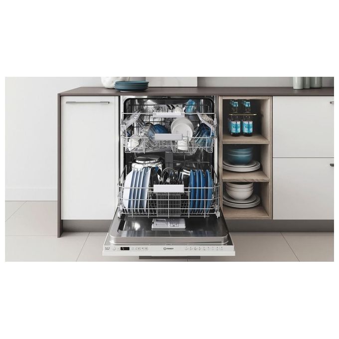 Indesit DIO 3C24 AC E Lavastoviglie da Incasso a Scomparsa Totale 14 Coperti Classe energetica E (A++) 8 Programmi 60 cm Fast and Clean