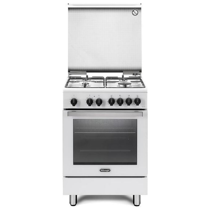 De Longhi DMW 64 LSG Cucina a gas 4 zone Forno elettrico 69 litri Classe A bianca