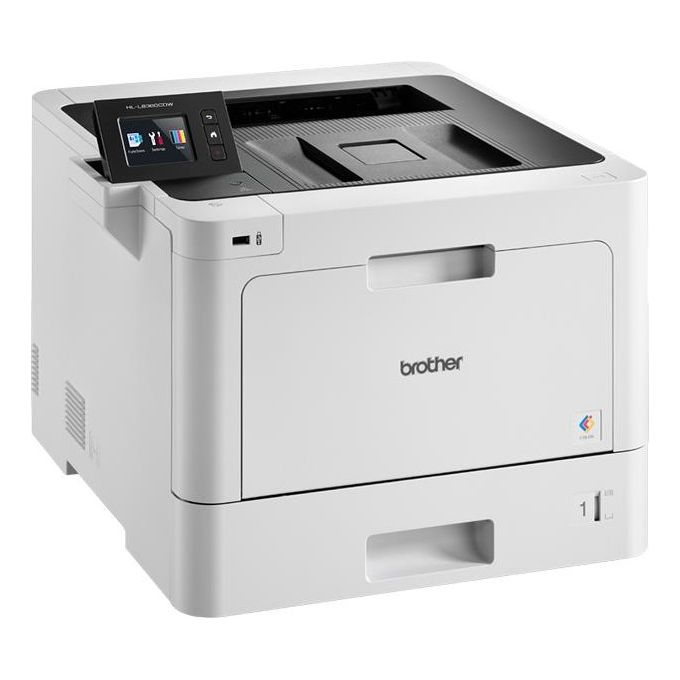 Brother HL-L8360CDW Stampante Laser a Colori, Velocita' di Stampa 31 ppm, Rete Cablata, Wi-Fi e Wi-Fi Direct, NFC, Stampa Fronte-Retro, bianco-nero