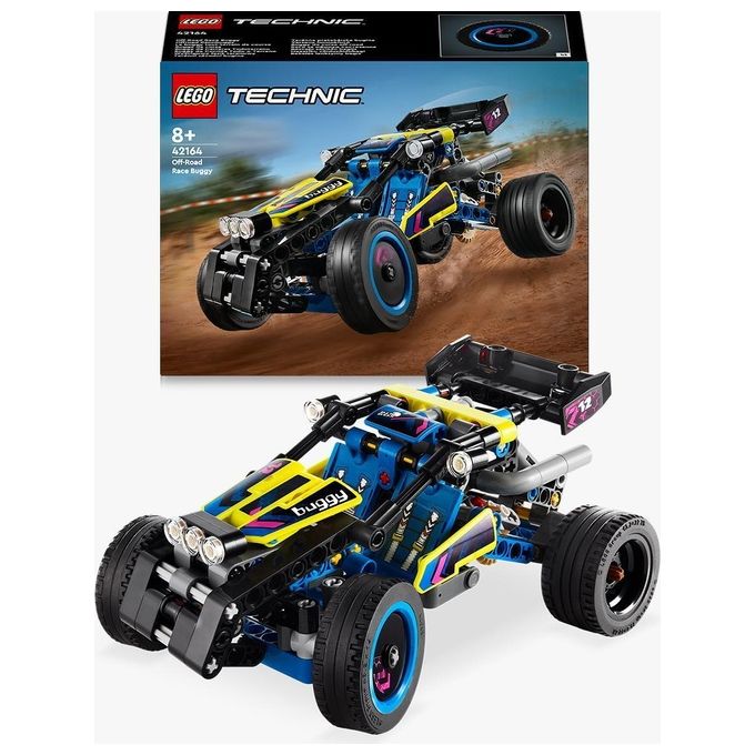 LEGO Technic 42164 Buggy da Corsa, Macchina Giocattolo per Bambini da 8 Anni in su, Regalo Amanti Modellini di Auto da Gara