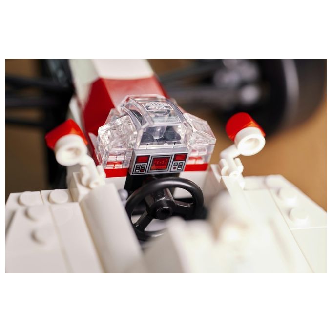 LEGO 10330 Icons Modellino da Costruire McLaren MP4-4 con Minifigure di Ayrton Senna 693 pezzi colore Nero