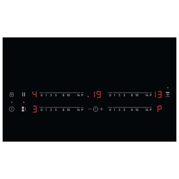 AEG IKB84443IB Piano Cottura a Induzione da Incasso 4 Zone Stop and Go 77 cm Nero