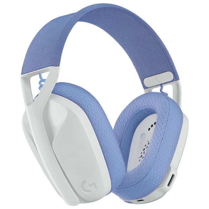 Logitech G G435 Cuffia Padiglione Auricolare Bluetooth Blu-Bianco