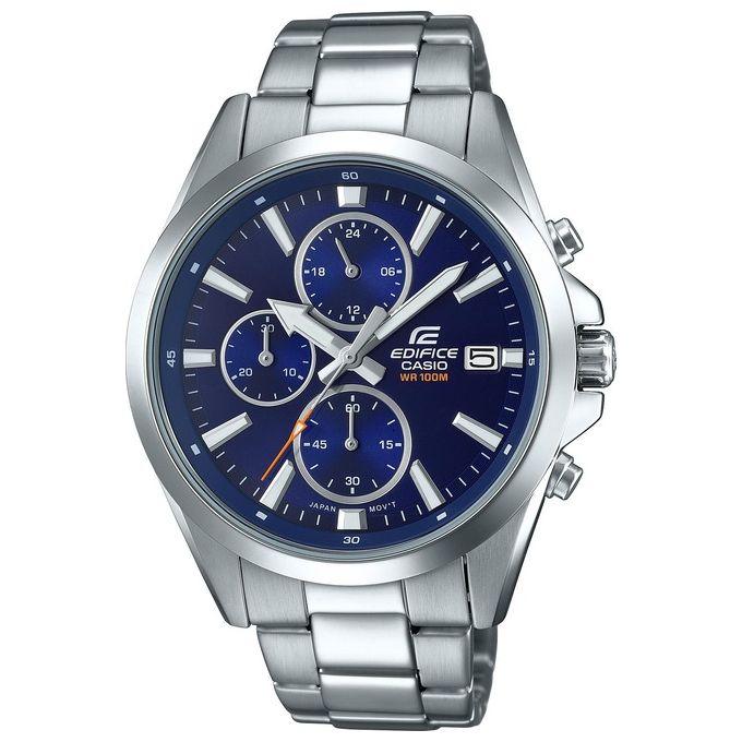 Casio Edifice Classic Orologio Analogico Quarzo Uomo con Cinturino in Acciaio Inox