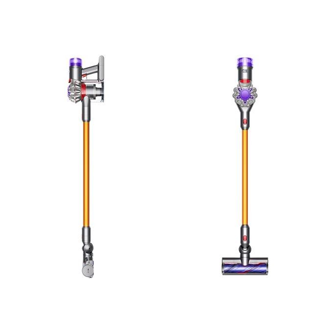 Dyson, Aspirapolvere a Bastone V8 Absolute, Senza Sacchetto, Argento e Giallo