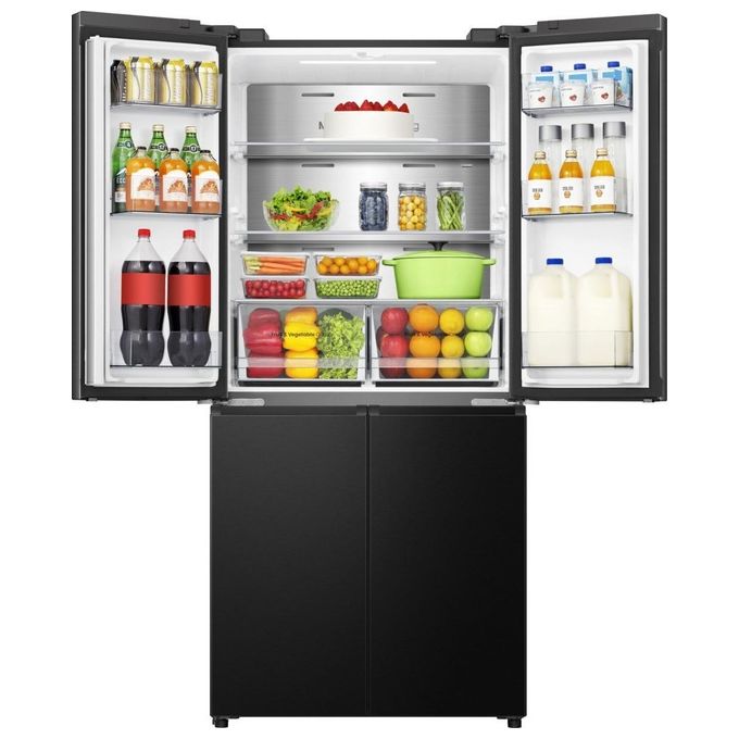 Hisense RQ5P470SAFE Frigorifero Side-by-Side Libera installazione 582 Litri Classe Energetica E Nero