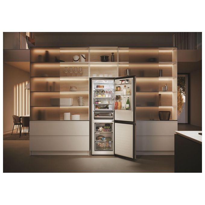 Haier 2D 60 Serie 5 HDPW5618CNPD Frigorifero Combinato Libera Installazione 352 Litri Classe Energetica C Acciaio Inox
