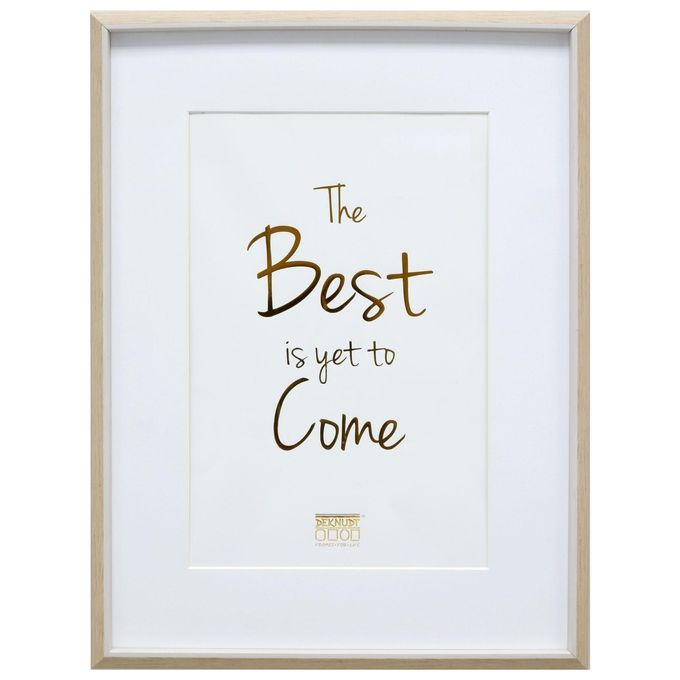 Deknudt S46WG4 P1 Cornice Portafoto 30x40cm in Plastica Bianco