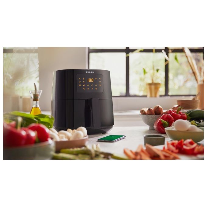 Philips friggitrice ad aria serie 5000 connessa 4,1 l 1400w 13 programmi hd9255-60