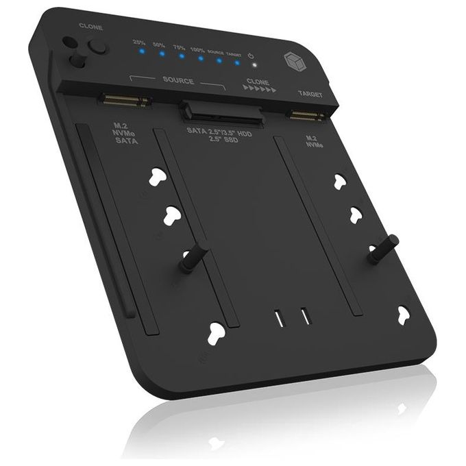 Icy Box IB-2913MCL-C31 Docking e Clone Station M2 NVMe SSD