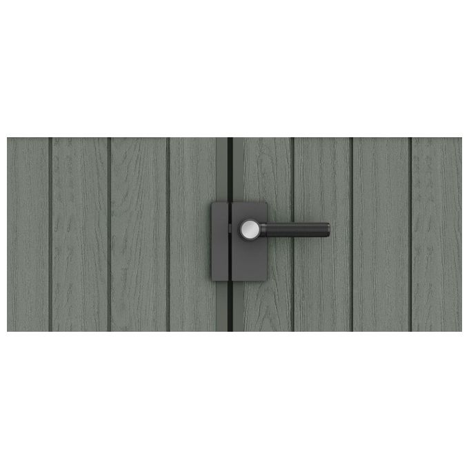 Keter Casetta da Giardino Darwin 6x8 con Finestre Frontali 190 x 183 x 221 cm Verde