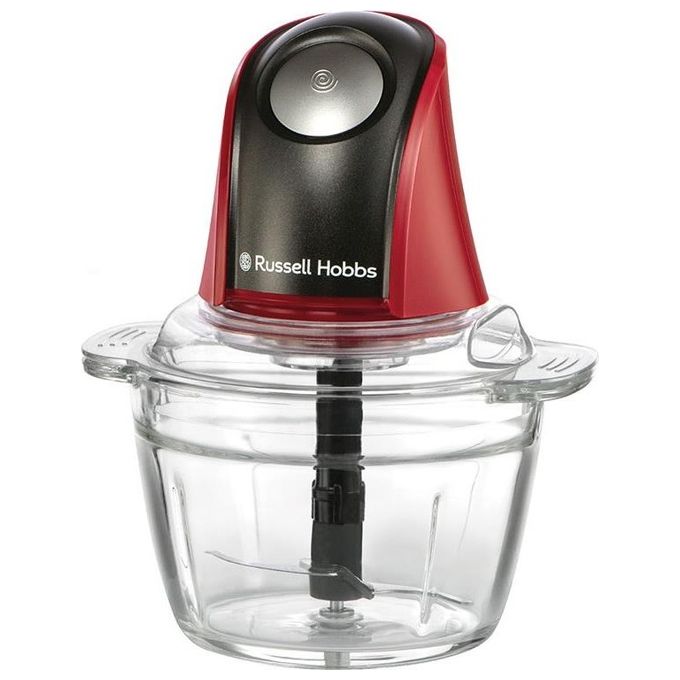 Russell Hobbs 27130-56 Tritatutto Tritaverdure Elettrico Capacita' 0.5 Litri Potenza 200 Watt colore Rosso e Nero
