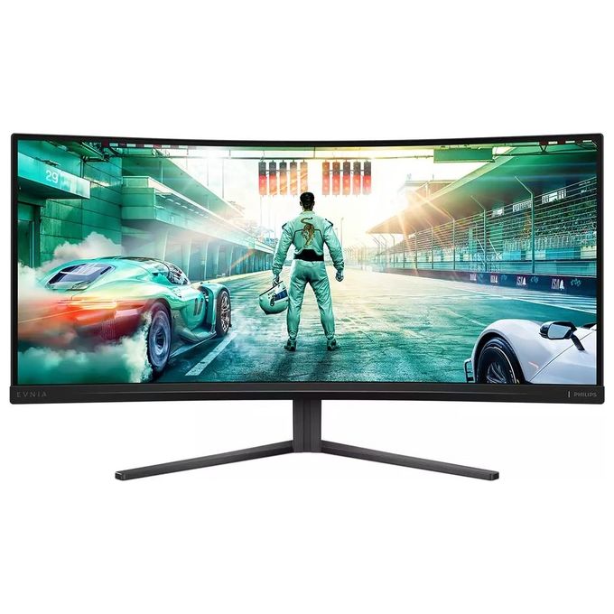 Philips Evnia 3000 34M2C3500L Monitor Gaming Curvo 32'' WQHD 180Hz 05ms FreeSync Premium HDR10 grigio scuro