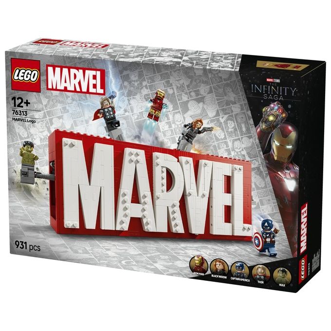 LEGO Marvel Logo e Minifigure MARVEL 76313