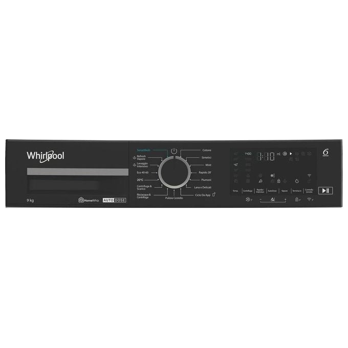 Whirlpool WPM97WADSIT Lavatrice carica frontale 9 kg 1400 Giri-min Classe A Bianco