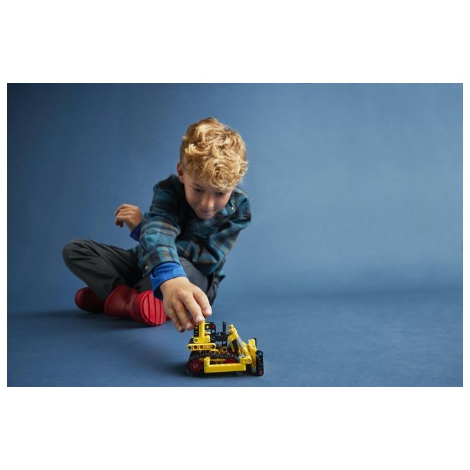 LEGO Technic 42163 Bulldozer da Cantiere, Giochi per Bambini e Bambine di 7+ Anni, Regalo per Amanti dei Veicoli Giocattolo