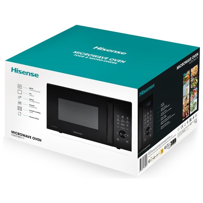Hisense H23MOBSD1H Forno a Microonde 23 Litri 800W Nero