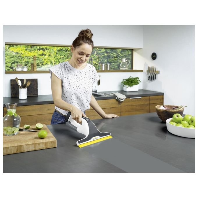 Karcher WV 6 Plus Pulitore di Finestra Elettrico 0.15 Litri Argento-Bianco
