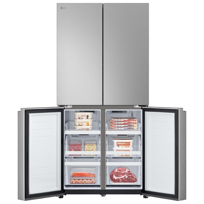 LG GMB860PYDE Frigorifero Multidoor Slim Classe Energetica E 530 Litri Wi-Fi Total No Frost Argento