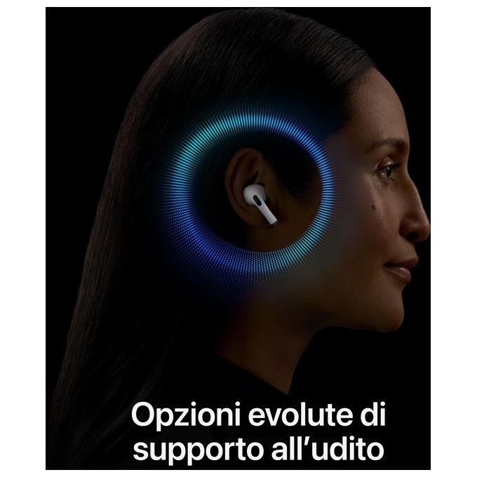 Apple AirPods Pro 2a generazione Bianco Cancellazione rumore Auricolari wireless
