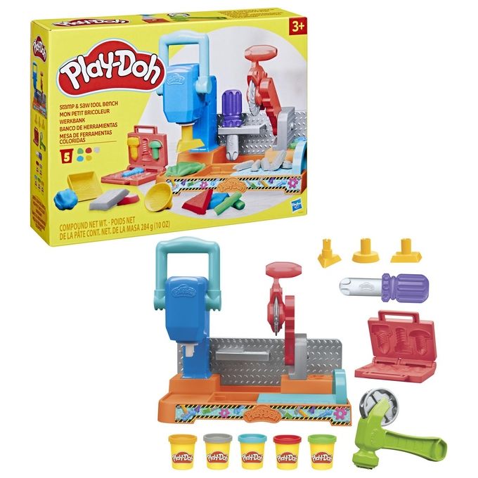 Hasbro Pasta Modellabile Play Doh Banco Falegnameria