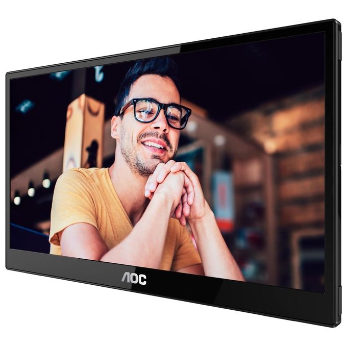 AOC T2 16T3EA Monitor PC 15.6'' 1920x1080 Pixel Full HD Nero