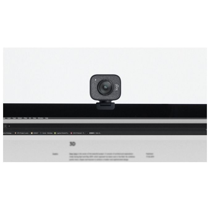 Logitech Streamcam Webcam 1920x1080 Pixel Usb 3.2 Gen 1 Nero