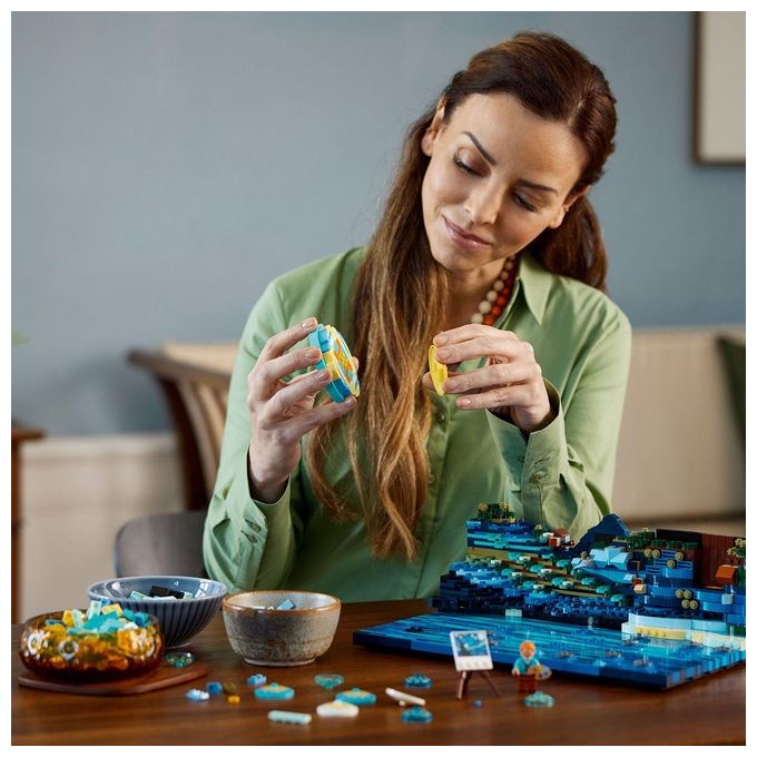 LEGO Ideas set costruzione 3D notte stellata di Van Gogh 2316 pezzi per adulti 21333
