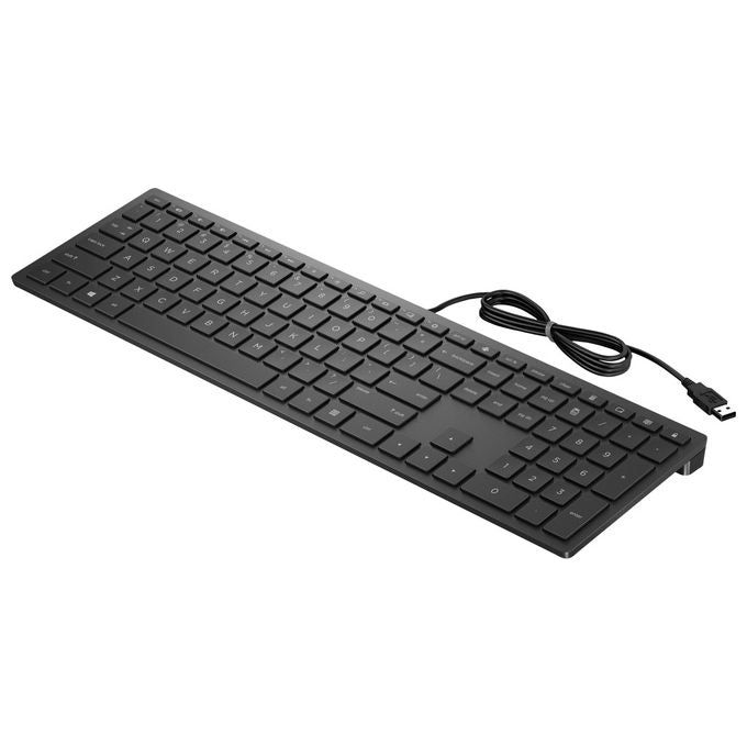 HP Pavilion 300 Tastiera con Cavo Usb Nero