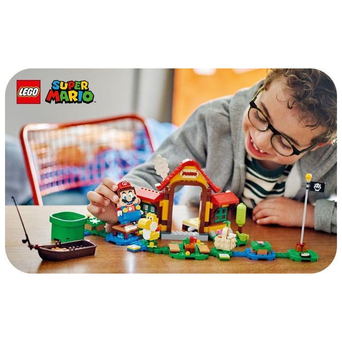 LEGO Super Mario 71422 – Picnic a Casa di Mario, Set di Espansione 259 Pezzi con Personaggi di Mario, Yoshi e Goomba, Eta' 6+