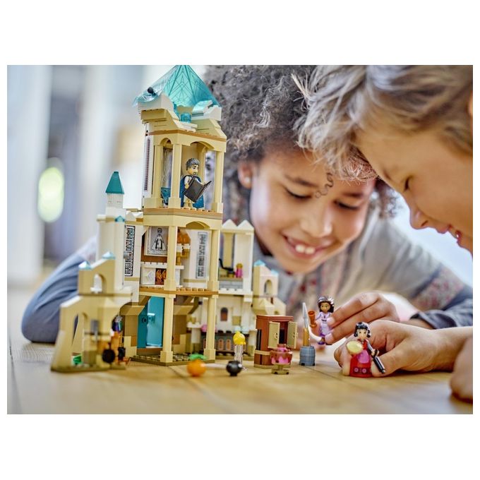 LEGO Disney Wish 43224 Il Castello di Re Magnifico, Gioco da Costruire dal Film Wish con Mini Bamboline, Regalo di Natale