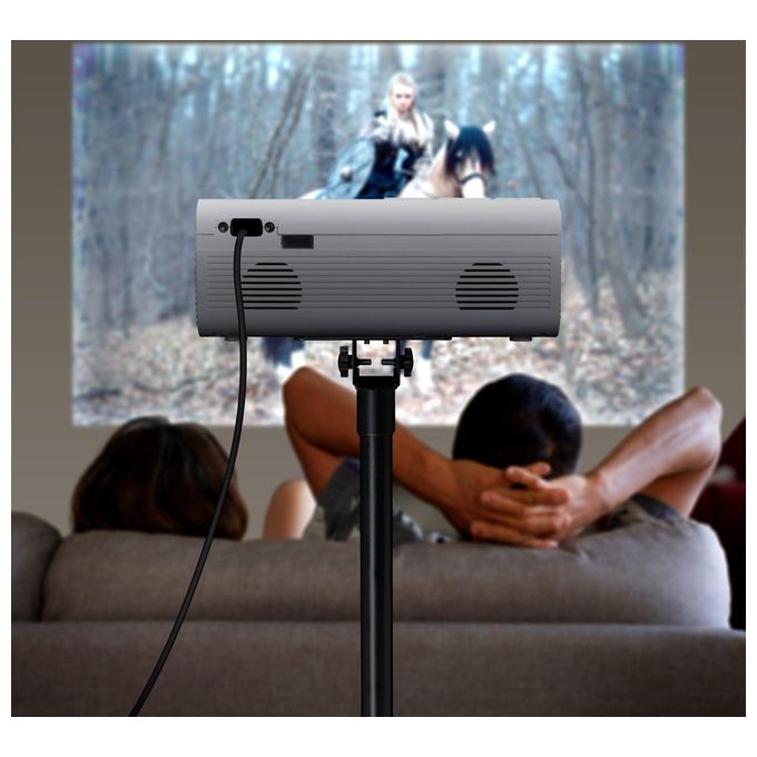 Lenco LPJ-280WH Videoproiettore a Raggio Standard LCD Bianco
