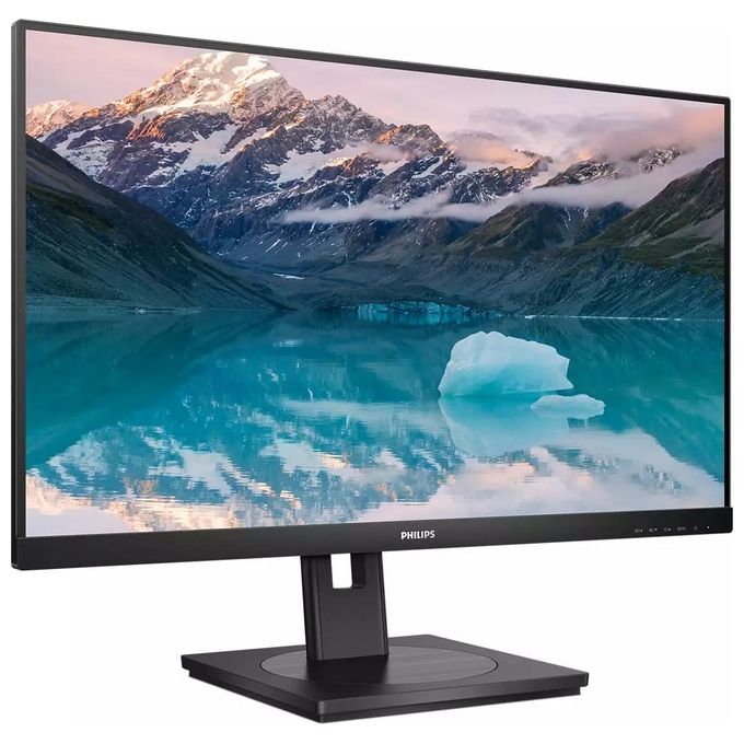 Philips 242S9JML Monitor Full HD 24 pollici 1920x1080 75Hz VGA DVI HDMI DisplayPort hub USB Nero