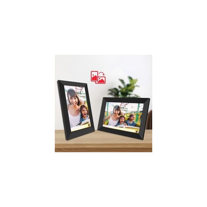 Atlantis Land P060-DPF10B1-B Cornice per Foto Digitali Nero 10'' Touch Screen Wi-Fi