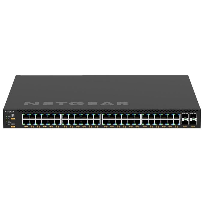 Netgear M4350-48G4XF Gestito L3 Gigabit Ethernet 10-100-1000 Supporto Power over Ethernet 1U Nero