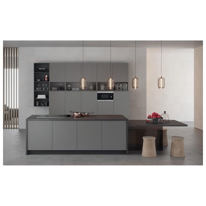 Hotpoint MF20G IX HA Microonde con Grill Capacita' 20 Litri Potenza 800W Apertura con pulsante a bandiera Auto Cook Scongelamento Nero-Acciaio Inox