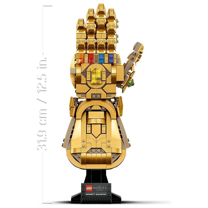 LEGO Super Heroes Marvel 76191 Guanto dell'Infinito di Thanos, Modello da Costruzione Avengers da Collezione, Set per Adulti