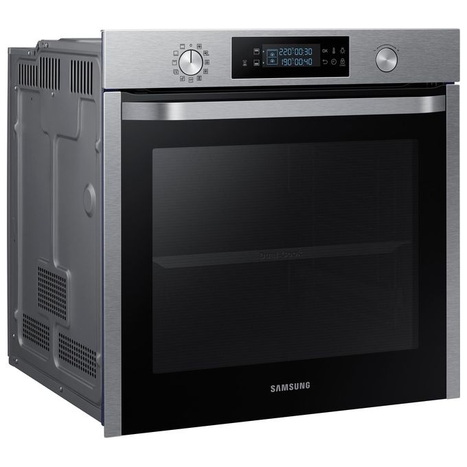 Samsung NV75K5541RS Serie Avant Dual Cook Forno Elettrico Multifunzione da Incasso Catalitico Doppia Ventola Capacita' 75 Litri Classe energetica A 50 Funzioni 60 cm Acciaio Inox