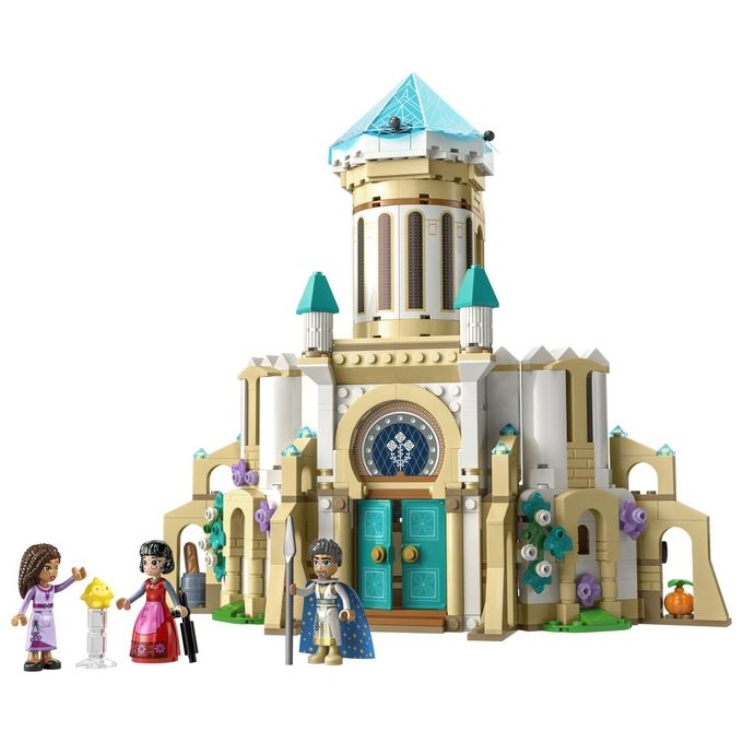 LEGO Disney Wish 43224 Il Castello di Re Magnifico, Gioco da Costruire dal Film Wish con Mini Bamboline, Regalo di Natale