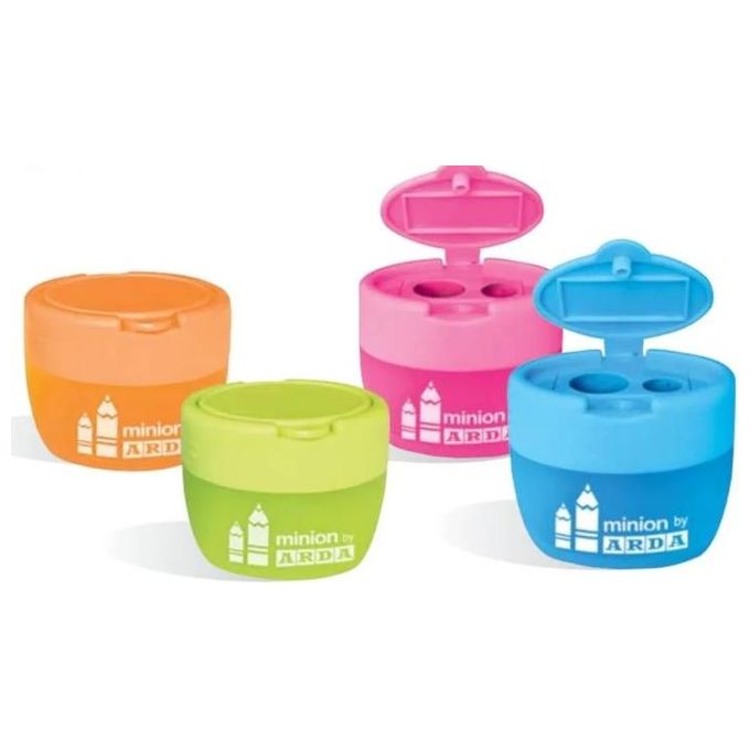 Arda Temperamatite Mini 2 Fori con Contenitore
